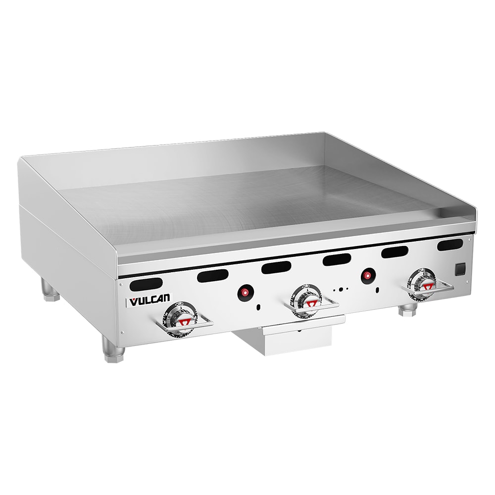 207-MSA36NG 36" Gas Griddle w/ Thermostatic Controls - 1" Steel Plate, Natural Gas