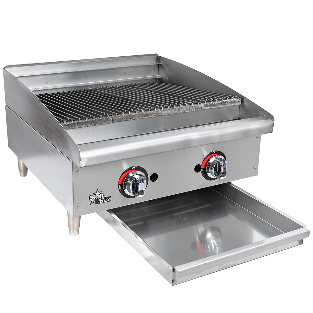 Star 5136CF 36 Electric Charbroiler w/ Cast Iron Grates, 240v/1-3ph