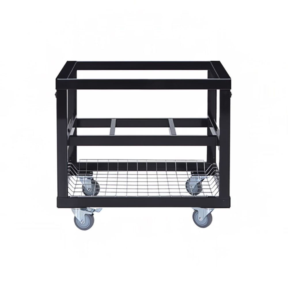 Primo PG00318 Cart Base w/ Steel Basket for Oval JR 200 Grill - Metal, Black (PRM318)