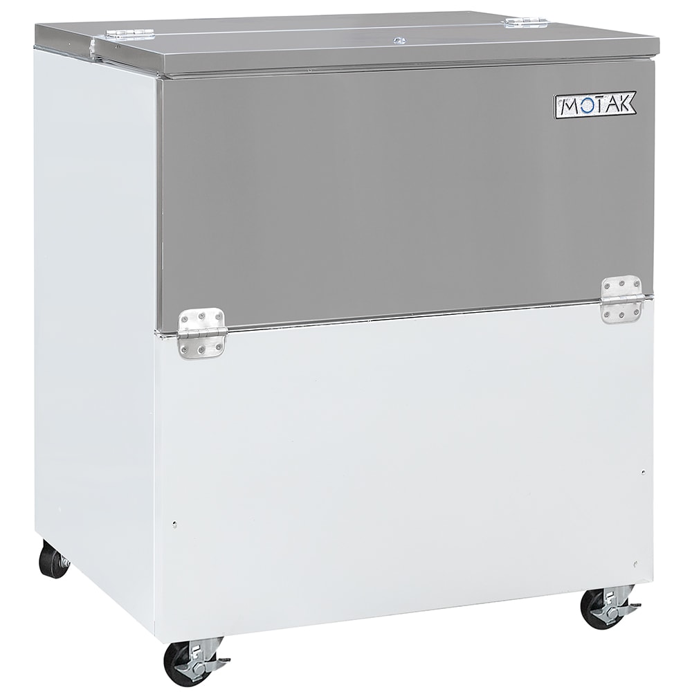 842-CMC34 Milk Cooler w/ Top & Side Access - (512) Half Pint Carton Capacity, 115v