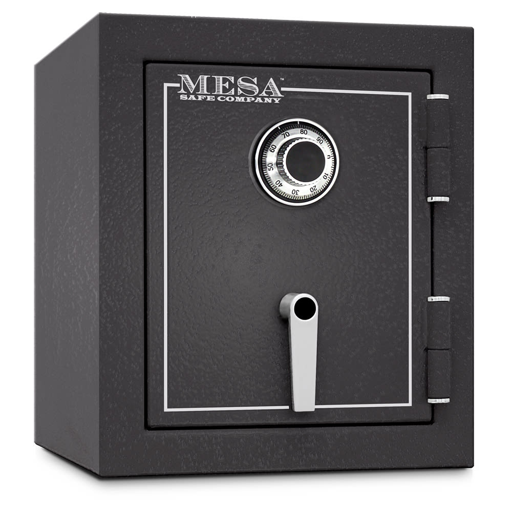 308-MBF1512CHGRY 1.7 cu ft Burglary Fireproof Safe w/ Combination Lock