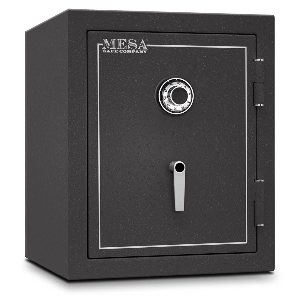 308-MBF2620CHGRY 4 cu ft Burglary Fireproof Safe w/ Combination Lock