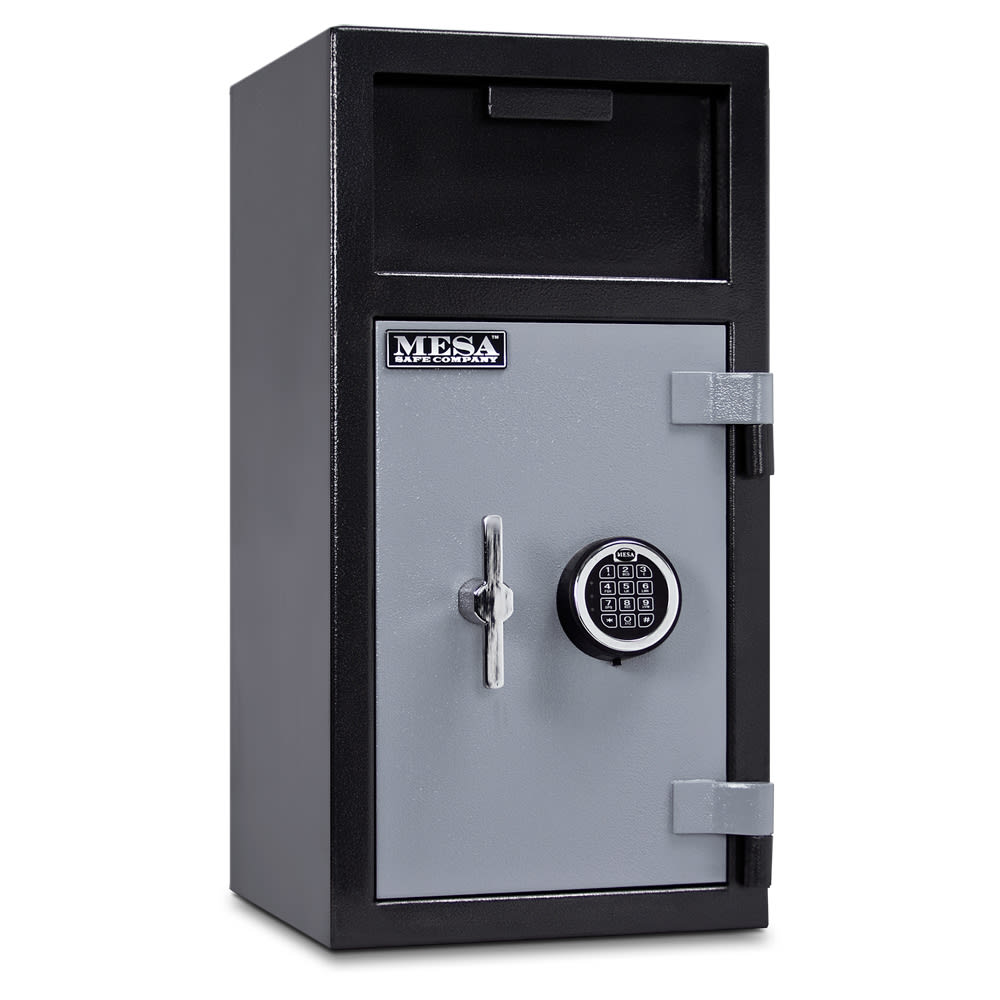 308-MFL2714EILKBLKGR 1.3 cu ft 2 Compartment Drop Safe w/ Electronic Lock