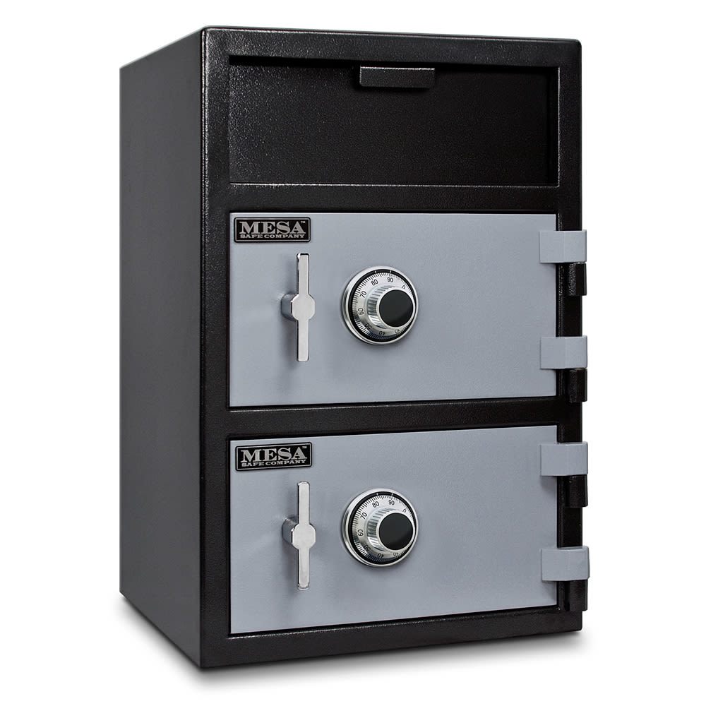 308-MFL3020ECBLKGR 3.6 cu ft 2 Compartment Drop Safe w/ Combination Lock