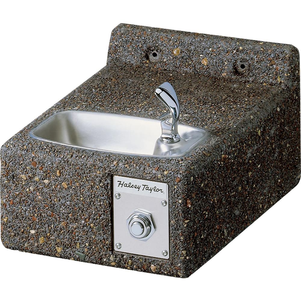 Halsey Taylor 4593 Wall Mount Outdoor Drinking Fountain - Non Refrigerated, Non Filtered