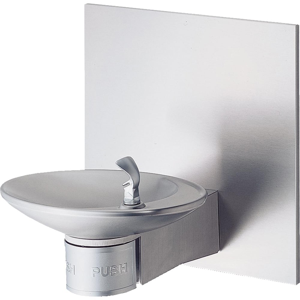 Halsey Taylor 7434003683 Wall Mount Drinking Fountain - Non Refrigerated, Non Filtered, Stainless Steel