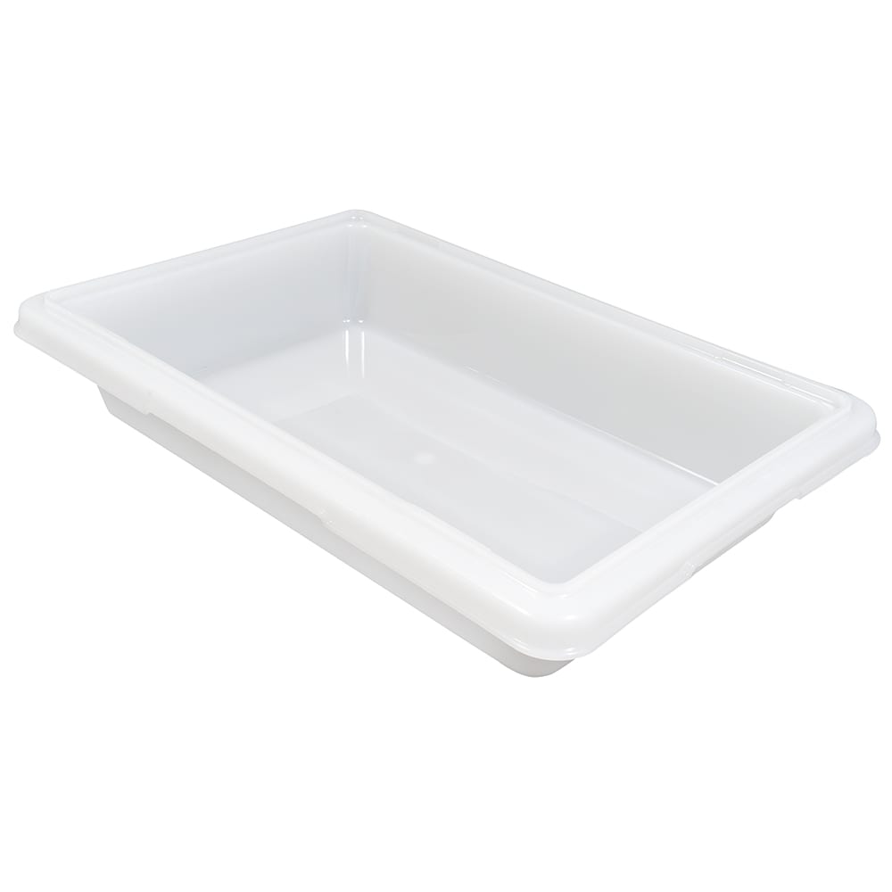 007-3507 2 gal Food/Tote Box - 18x12x3 1/2" White Poly