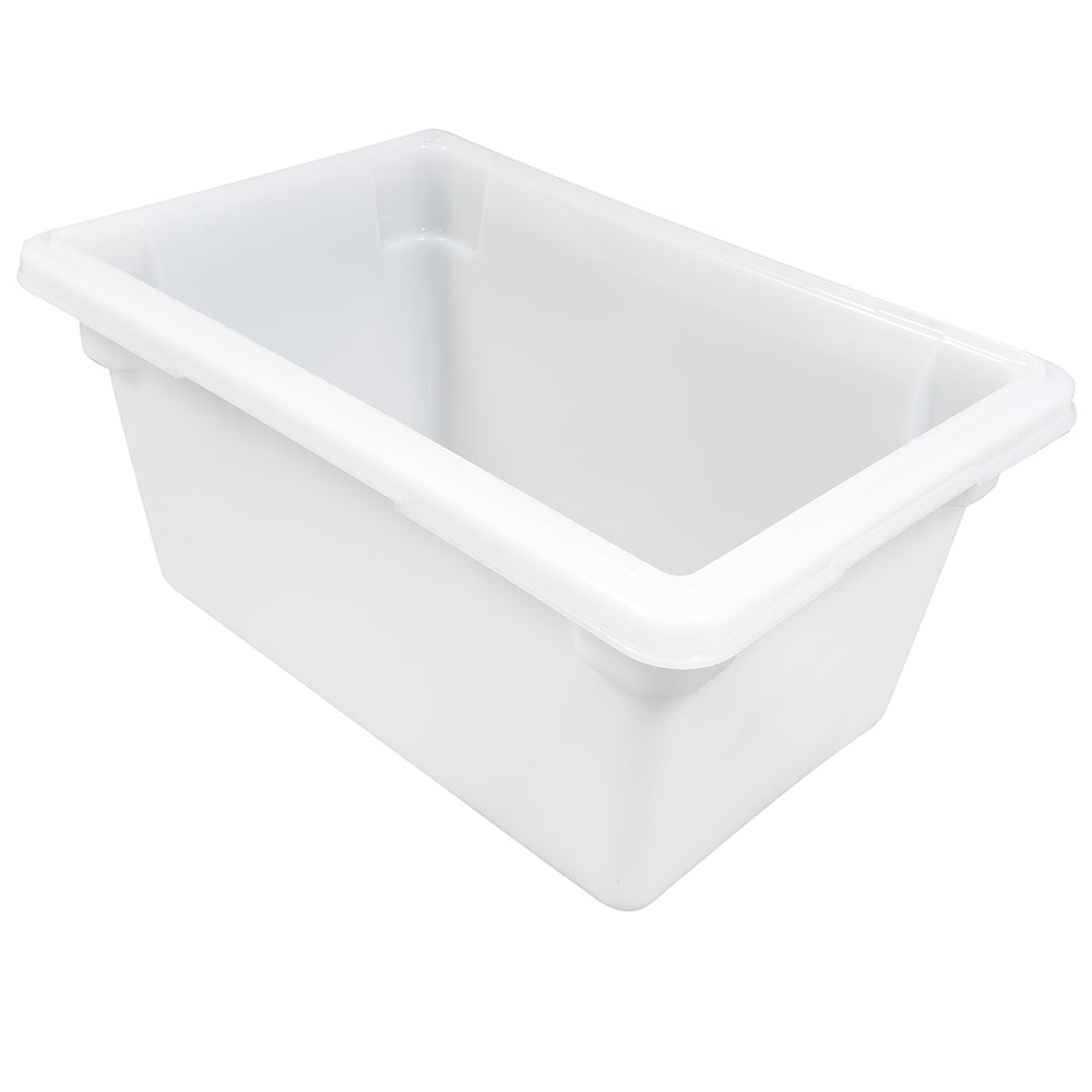 007-3504 5 gal Food/Tote Box - 18x12x9" White Poly