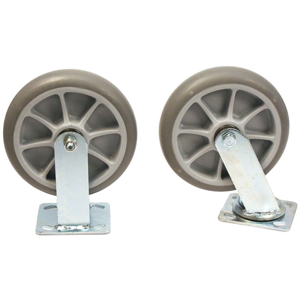 607-NP4G8 8" Semi Pneumatic Wheels For Full Size Bellman's Carts, Gray