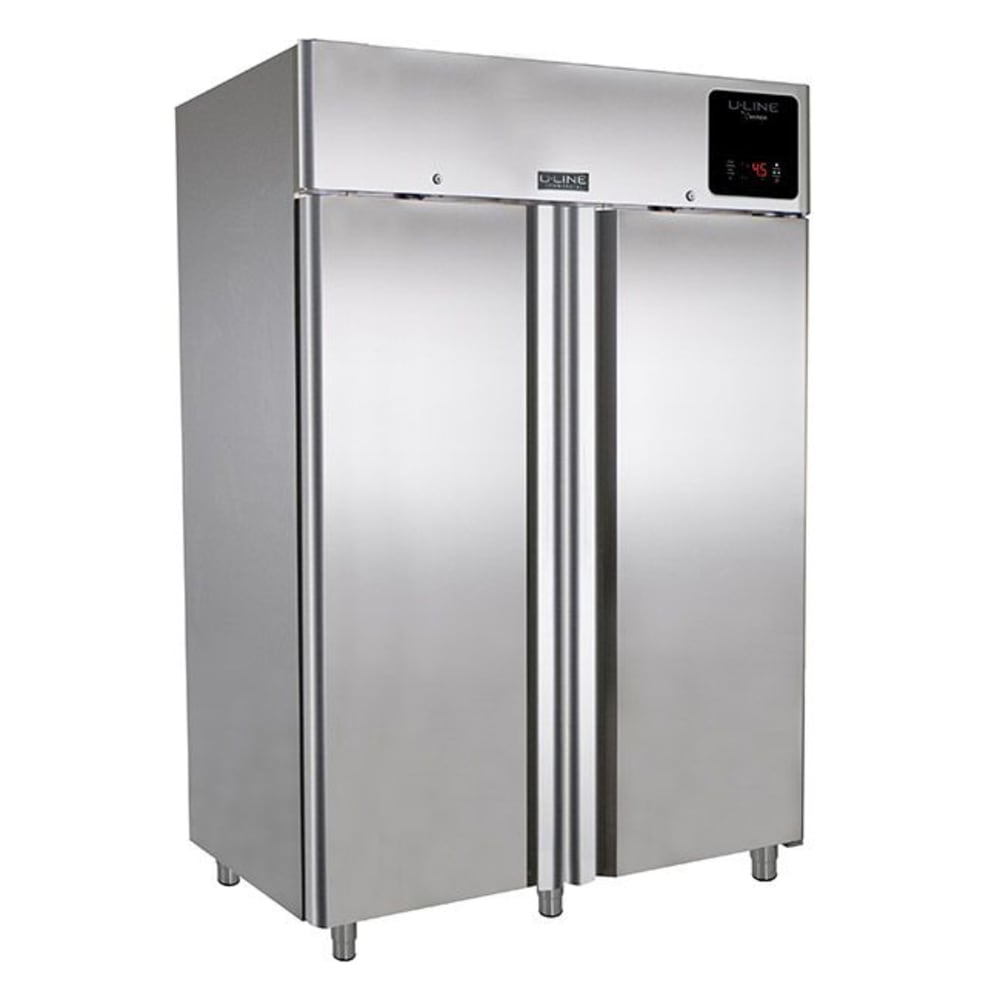 U-Line UCFZ553-SS71A 52 3/4" Two Section Reach In Freezer, (2) Solid Doors, 115v