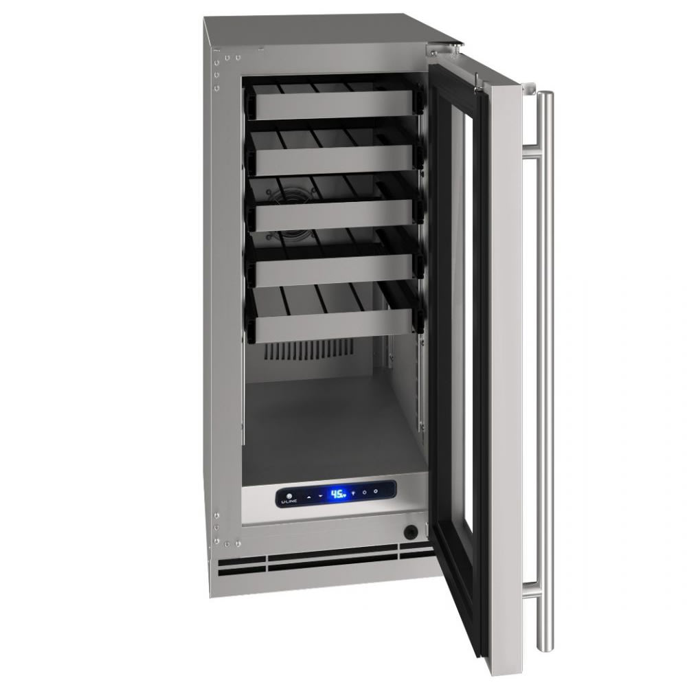 U-Line UCWC518-SG33A 17 3/4" One Section Wine Cooler w/ (1) Zone, 115v