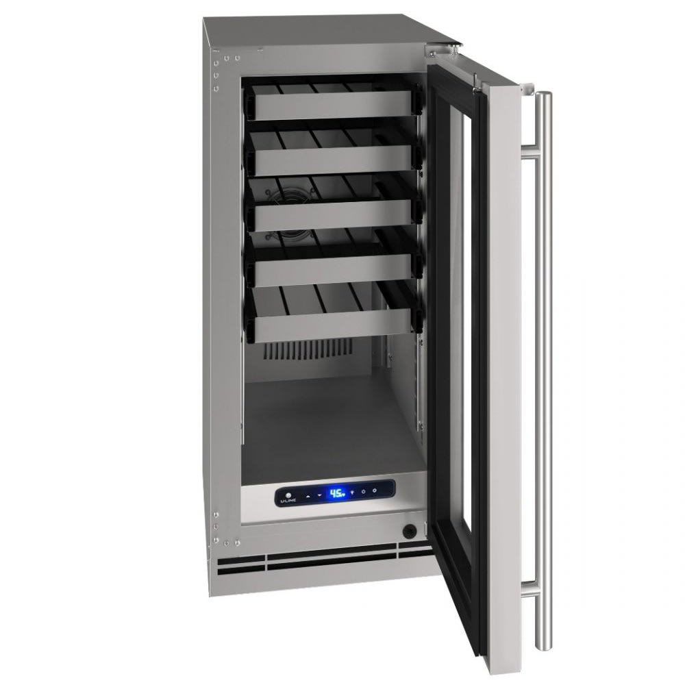 U-Line UCWC515-SG33A 14 15/16" One Section Wine Cooler w/ (1) Zone, 115v