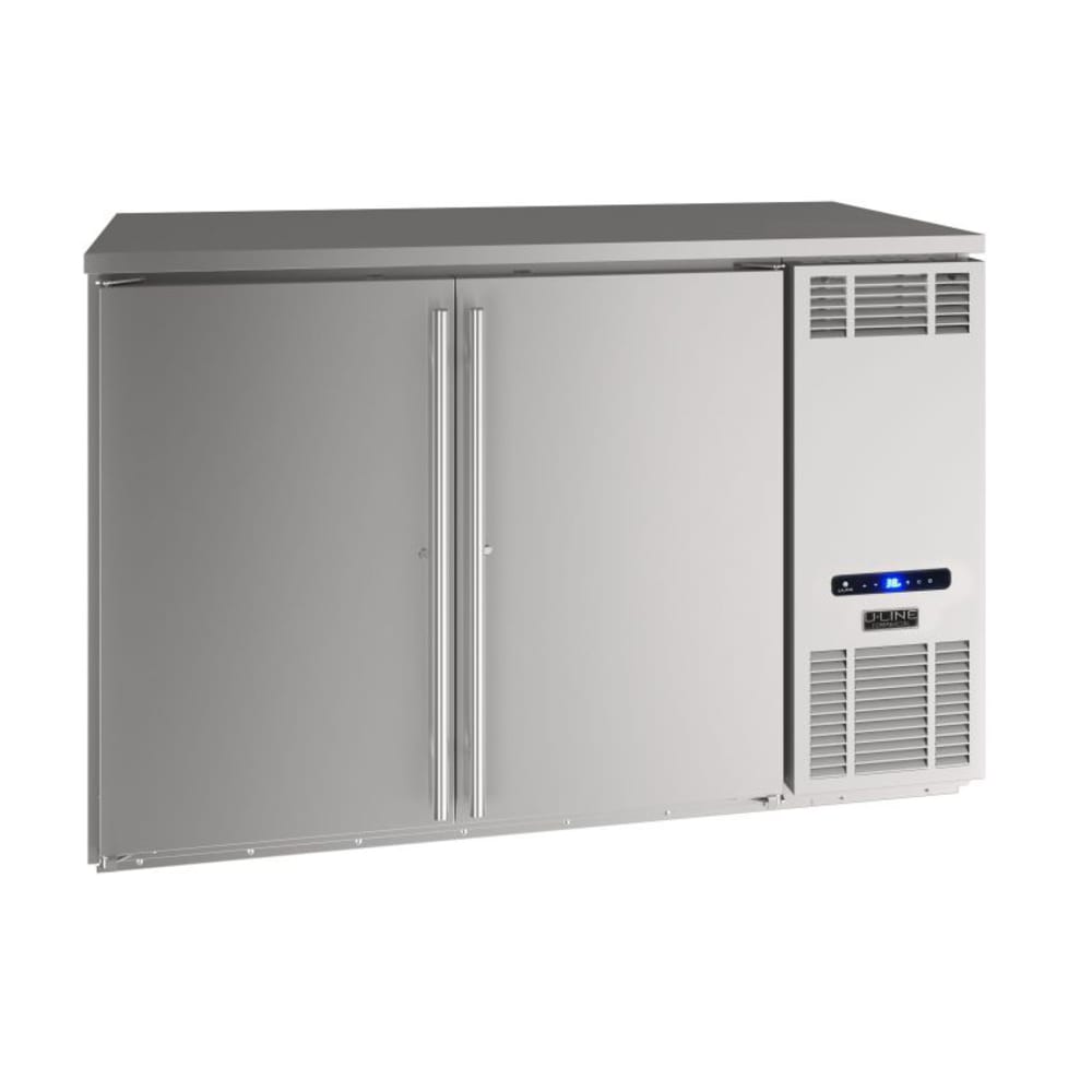 U-Line UCBR552-SS01A 52" Bar Refrigerator - 2 Swinging Solid Doors, Stainless Steel, 115v
