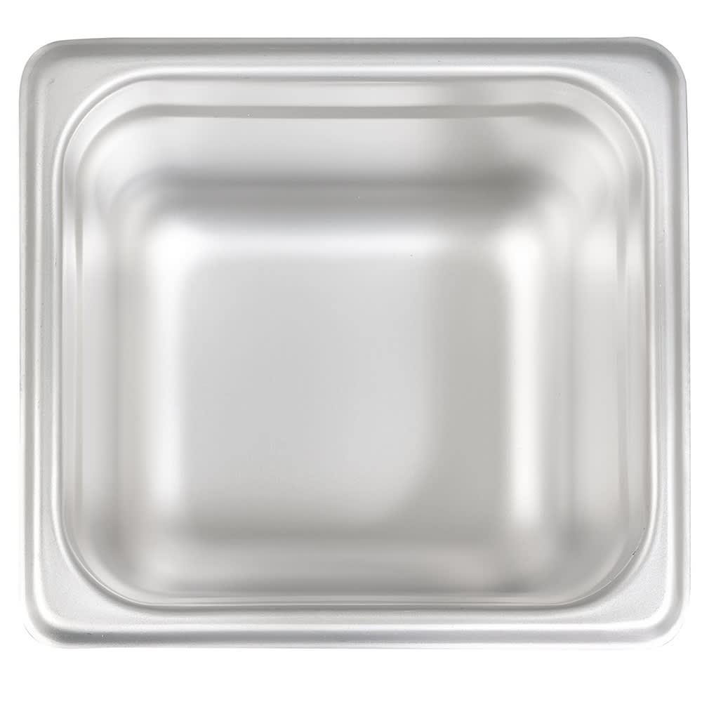 Winco SPJL-604 Sixth Size Steam Pan, Stainless