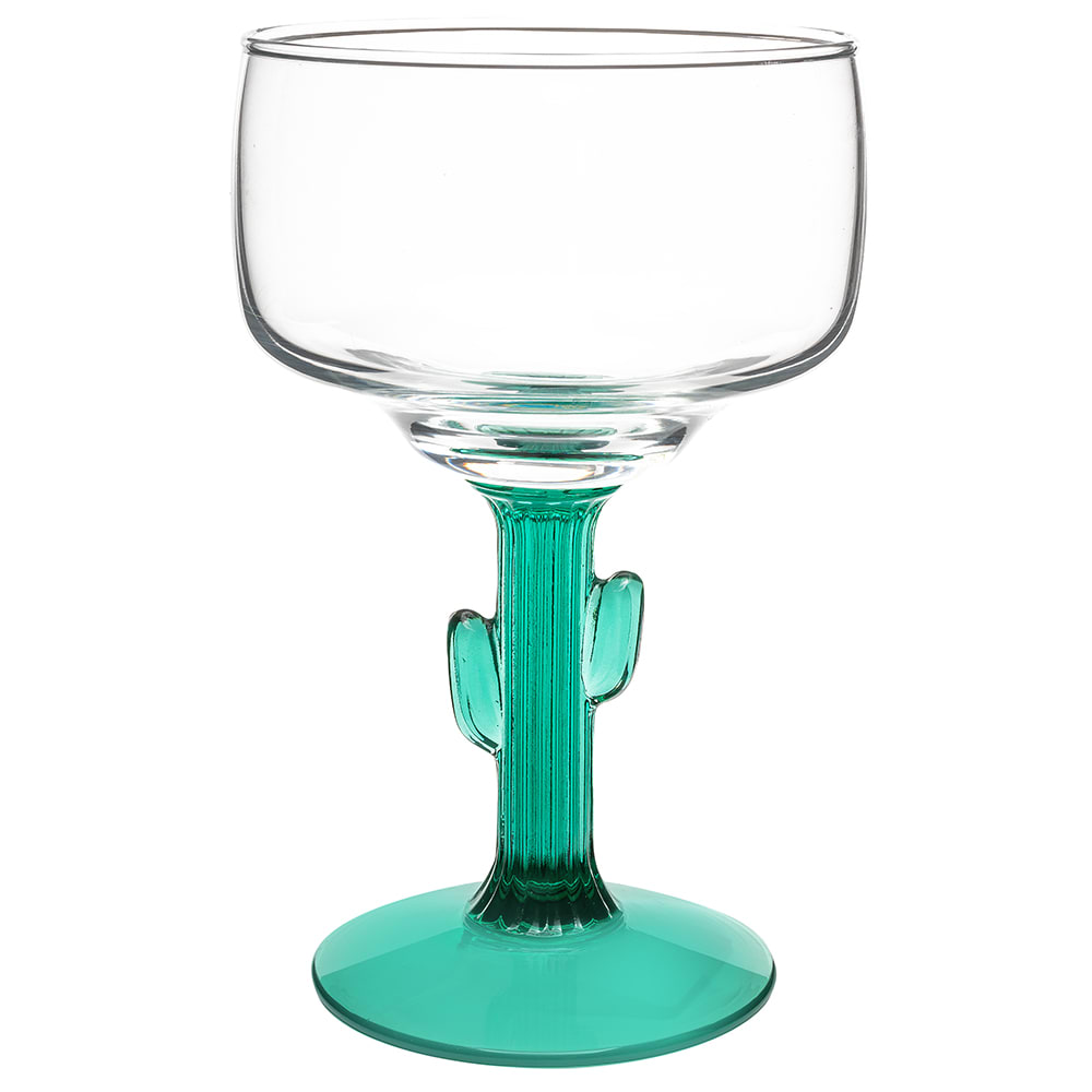 634-3619JS 12 oz Juniper Stem Cactus Margarita Glass