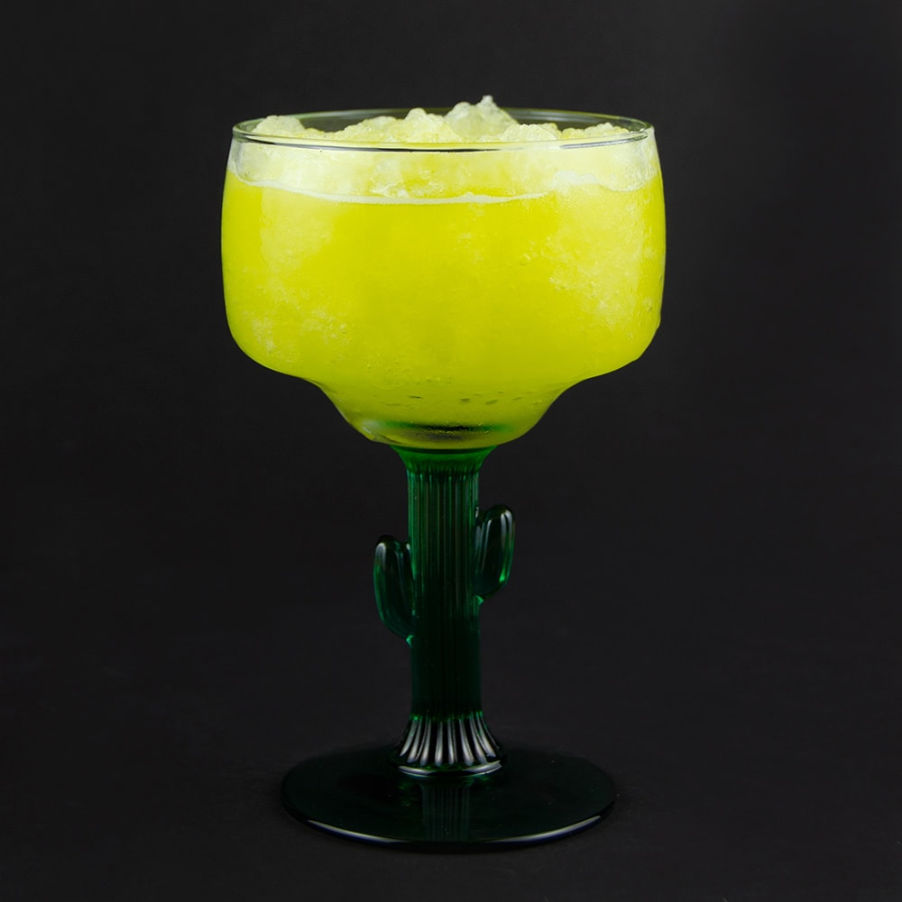 Libbey Cactus Margarita Glass with Juniper Stem (Set of 12), Multicolor