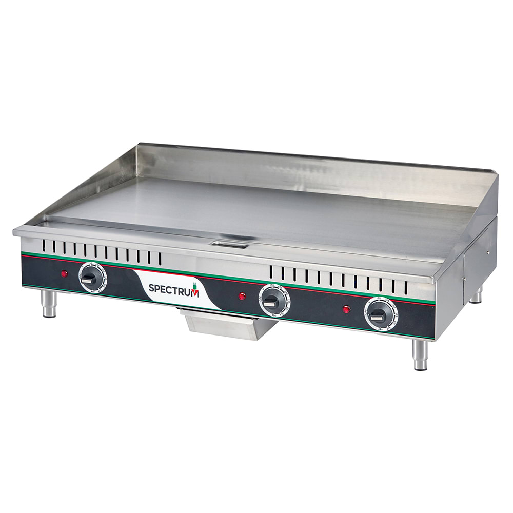 080-EGD36M 36" Electric Griddle w/ Manual Controls - 1/2" Steel Plate, 208-240v/1ph
