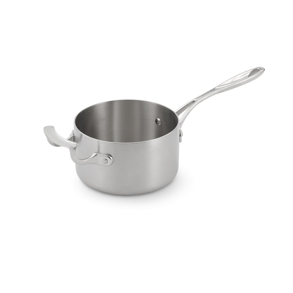 175-49414 2 qt Miramar® Aluminum Display Cookware Saucepan w/ Solid Metal Handle - Induction Read...