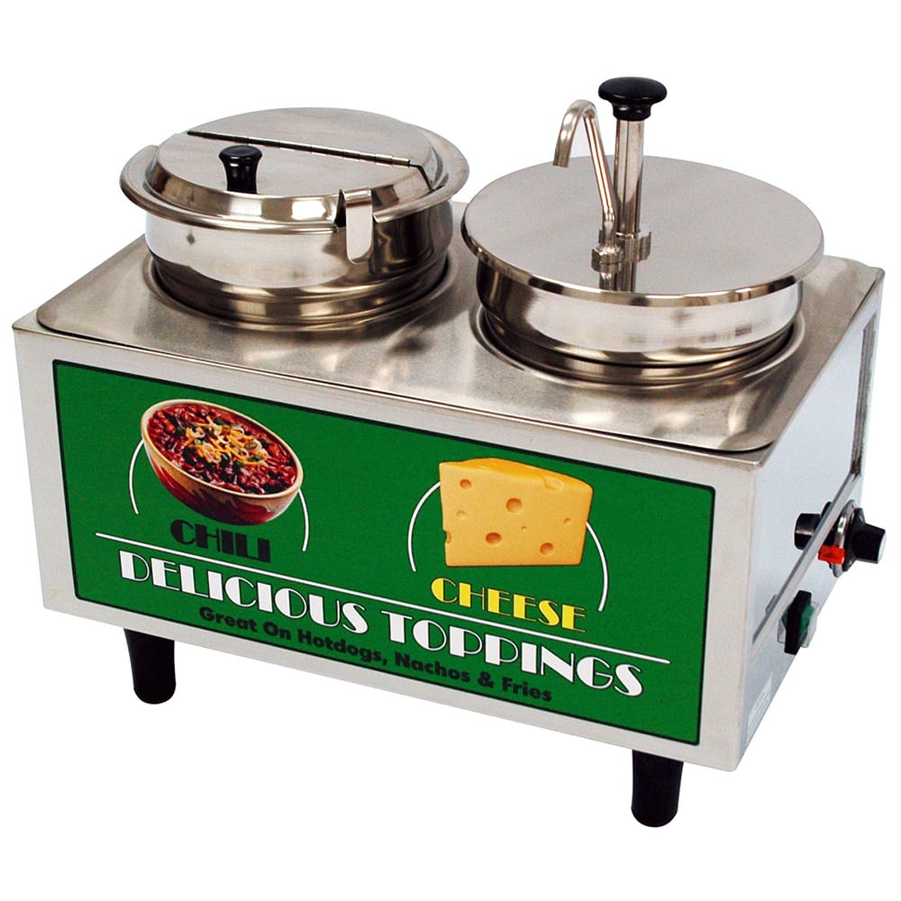 080-51073A 14 qt All Purpose Topping Warmer - 3 oz Increments & 3 oz Ladle, 120v