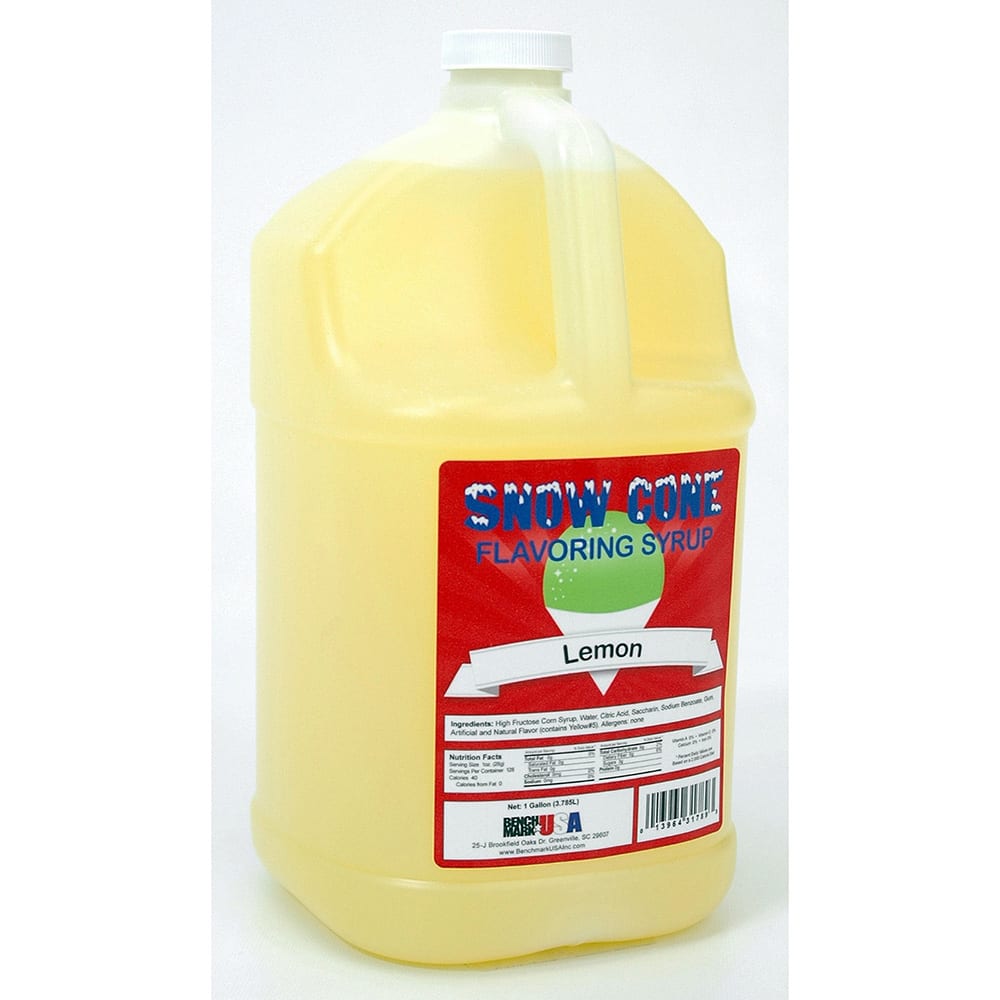 080-72004 1 gal Lemon Snow Cone Syrup