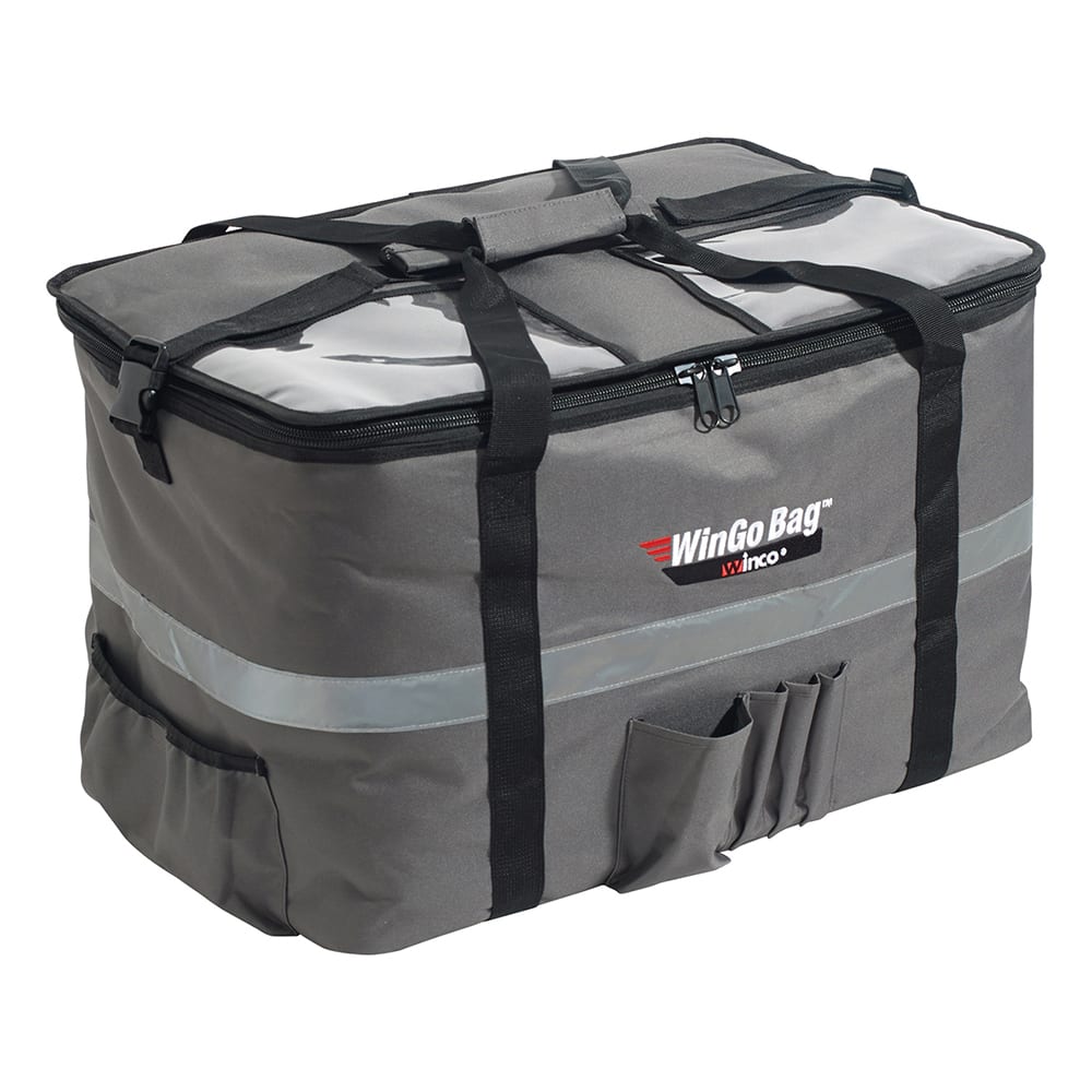 080-BGCB2314 WinGo Bag™ Insulated Food Delivery Bag - 23"W x 15"D x 14"H, Polyeste...