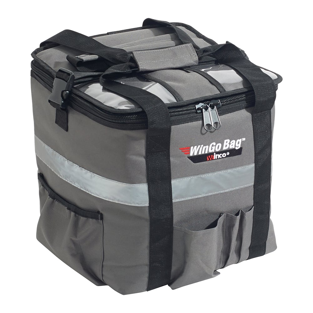 080-BGCB1212 WinGo Bag™ Insulated Food Delivery Bag - 12"W x 12"D x 12"H, Polyeste...