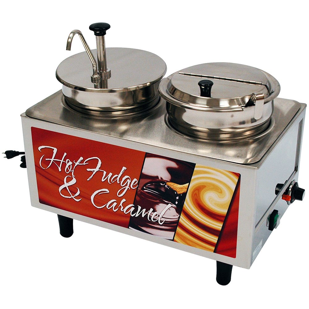080-51073H 14 qt All Purpose Topping Warmer - 3 oz Increments & 3 oz Ladle, 120v