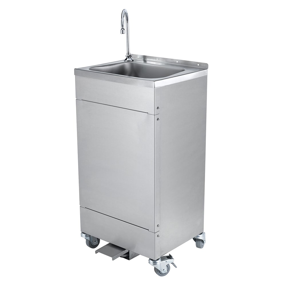 064-TPS1010B0520V5 37 3/8"H Portable Sink w/ (2) 6 1/2 gal Tanks, Cold Water