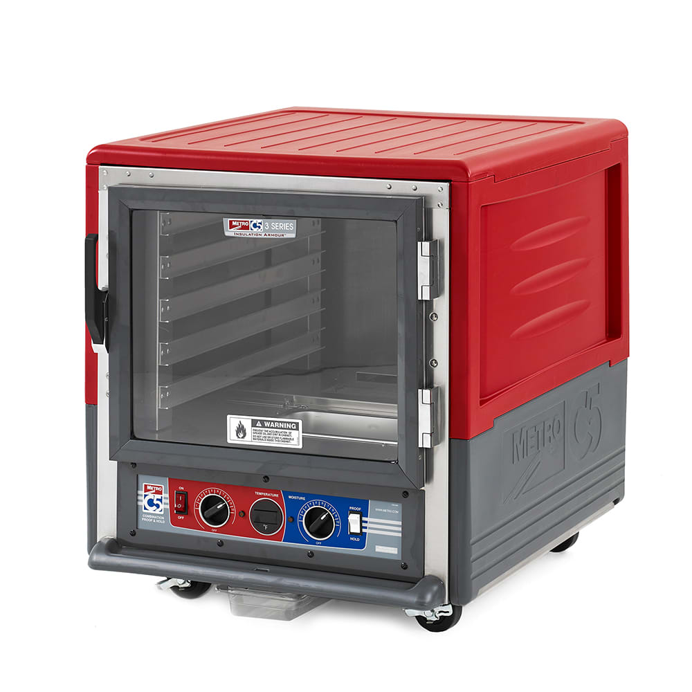 001-C533CLFCL Undercounter Insulated Mobile Heated & Proofing Cabinet w/ (10) Pan Capacity, 1...