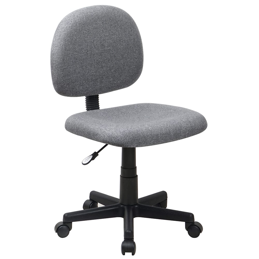 916-BT660GY Swivel Task Chair w/ Low Back - Gray Fabric Upholstery