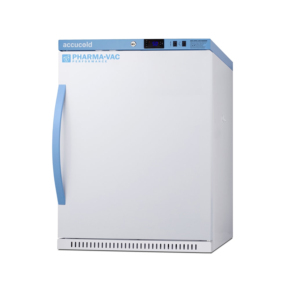 162-ARS62PVBIADA 23" Undercounter Pharma-Vac Medical Refrigerator w/ Solid Door - Probe Hole...