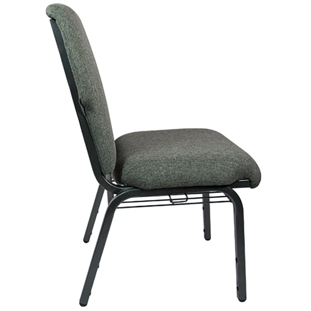 Flash Furniture EPCHT 111 Stacking Church Chair w Charcoal Gray
