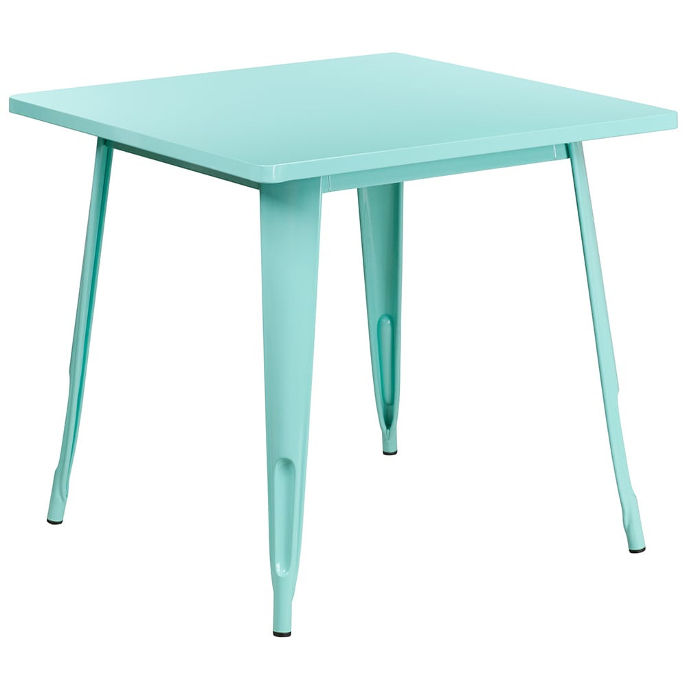 916-ETCT0021MINT 31 1/2" Square Dining Height Table - Steel, Mint