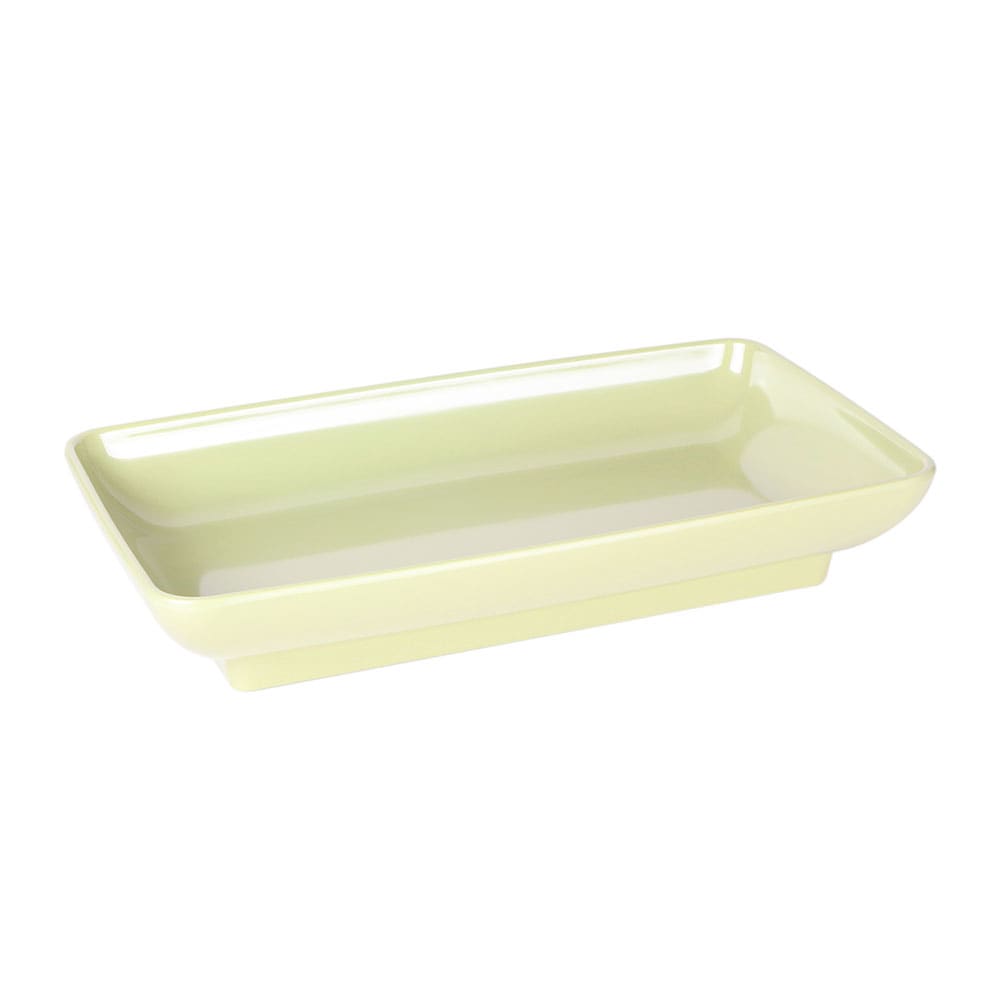 701-M85145WWG 14 1/2" x 8 1/2" Rectangular Pappasan Platter - Melamine, Weeping Willow...