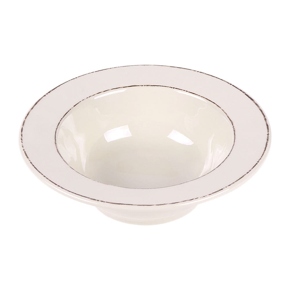 701-DB8TV 18 oz Round Melamine Bowl, Vanilla