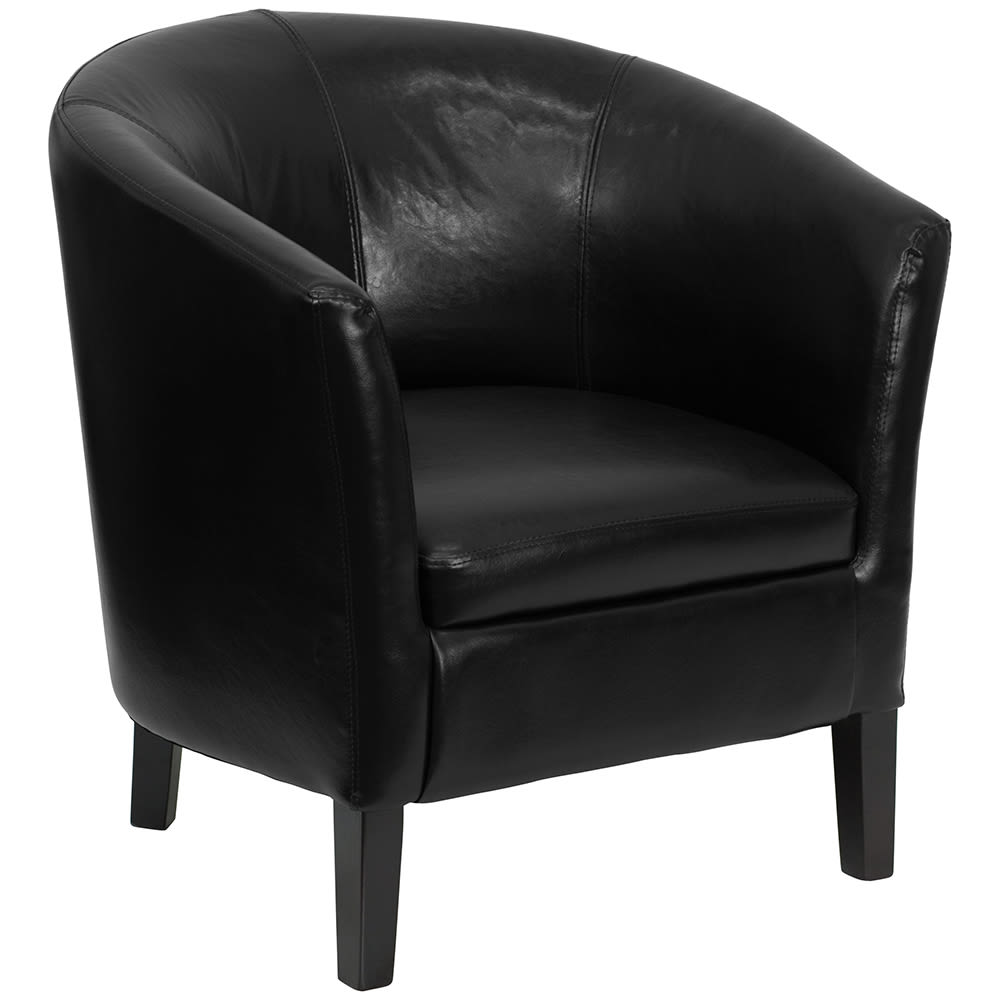 916-GOS11BKBREL Guest Chair w/ Black LeatherSoft Upholstery