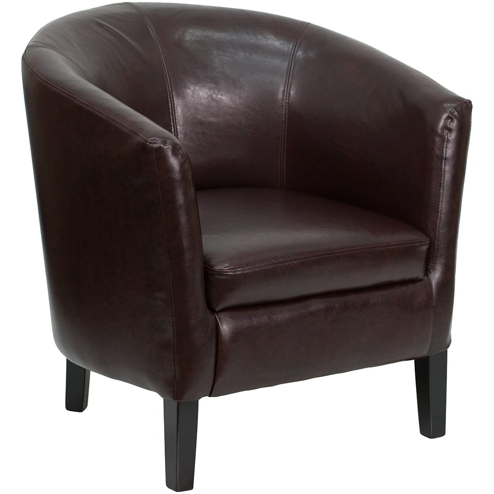 916-GOS11BNBREL Guest Chair w/ Brown LeatherSoft Upholstery