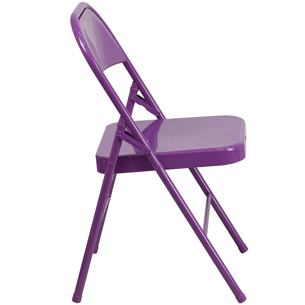 Purple folding chair deals