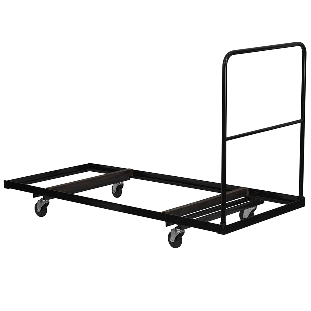 916-NGDY3072 Folding Table Dolly w/ (10) 72"W x 30"D Folding Table Capacity - Steel, Bl...