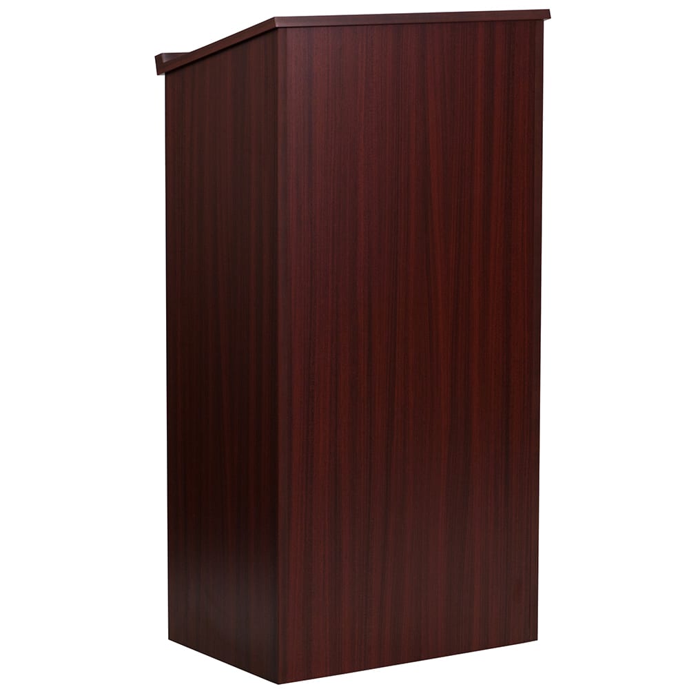 916-MTM8830LECTMAH Stand Up Lectern w/ Concealed Storage - 23"W x 15"D x 45 3/4"H,...