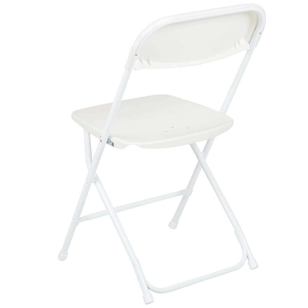 Flash Furniture LE-L-3-WHITE-GG Folding Chair w/ White Plastic
