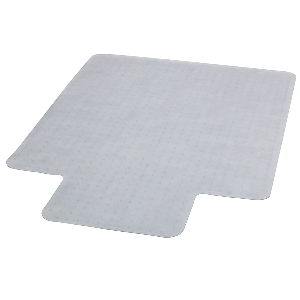916-MATCM11233FD Chair Mat for Low Pile Carpets - 45"W x 53"D, Vinyl, Clear
