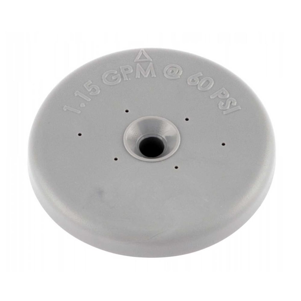 064-00112145 2 1/8" Spray Valve Face - Plastic, Gray