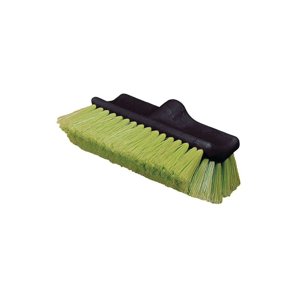 028-36129775 10" Flo-Thru Vehicle Wash Brush - Nylex/Plastic, Green