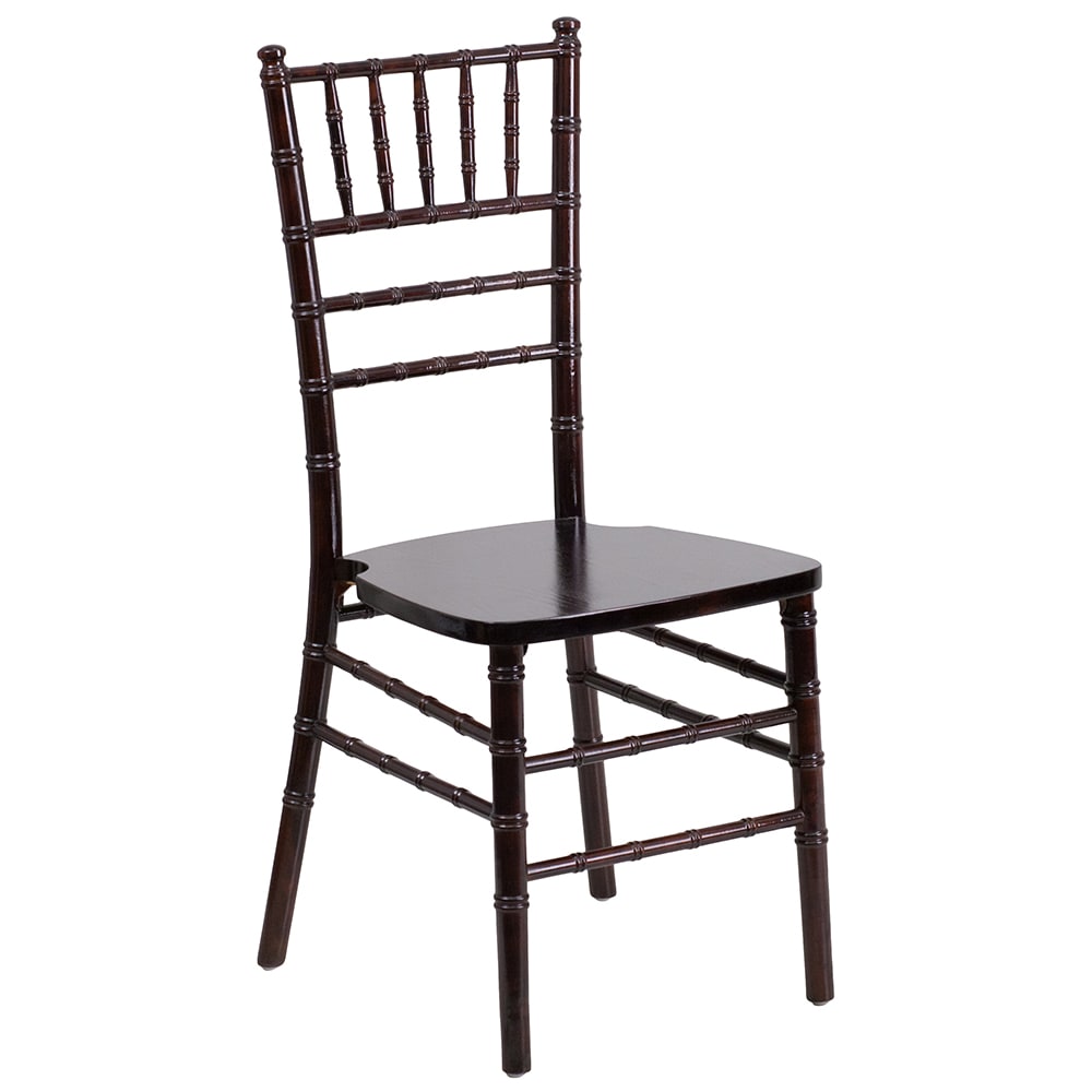 916-XSWALNUT Chiavari Chair - Acacia Wood, Walnut