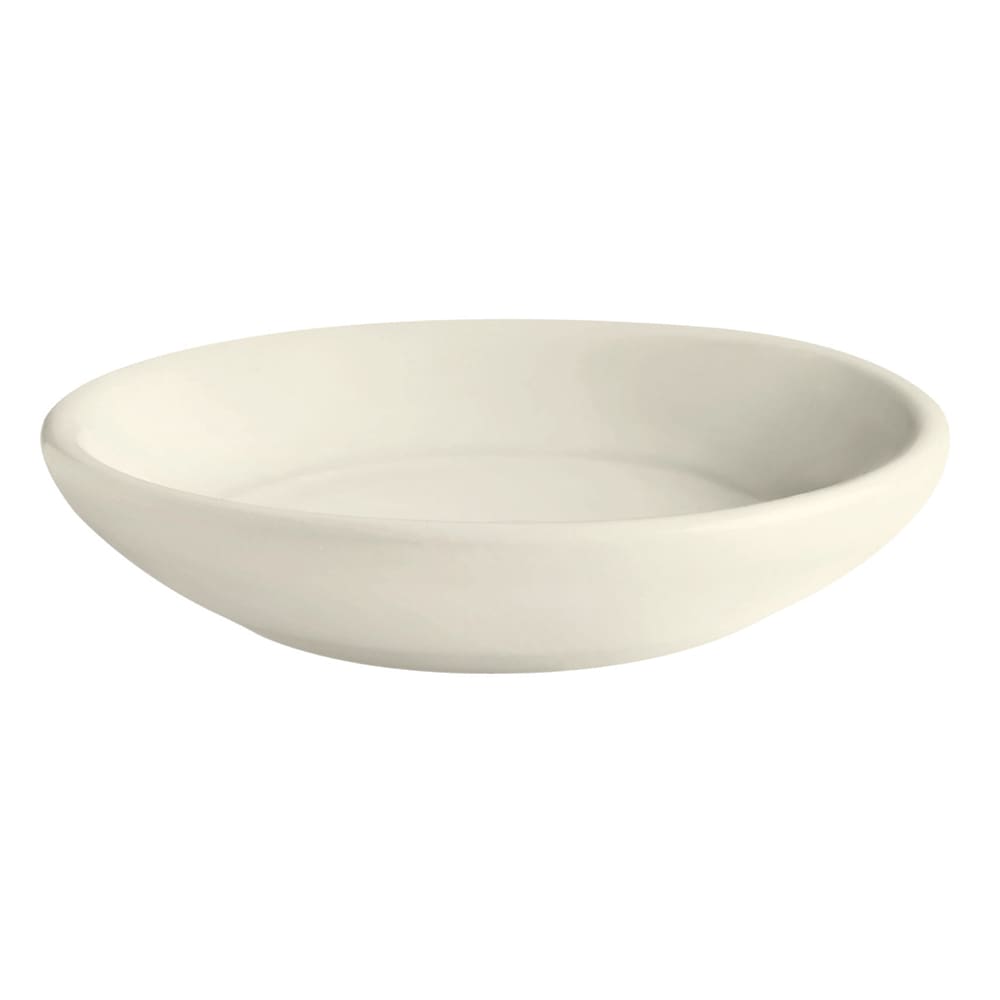 284-PA1101700048 3 1/2" Round Actualite Butter Pad - Porcelain, Bright White
