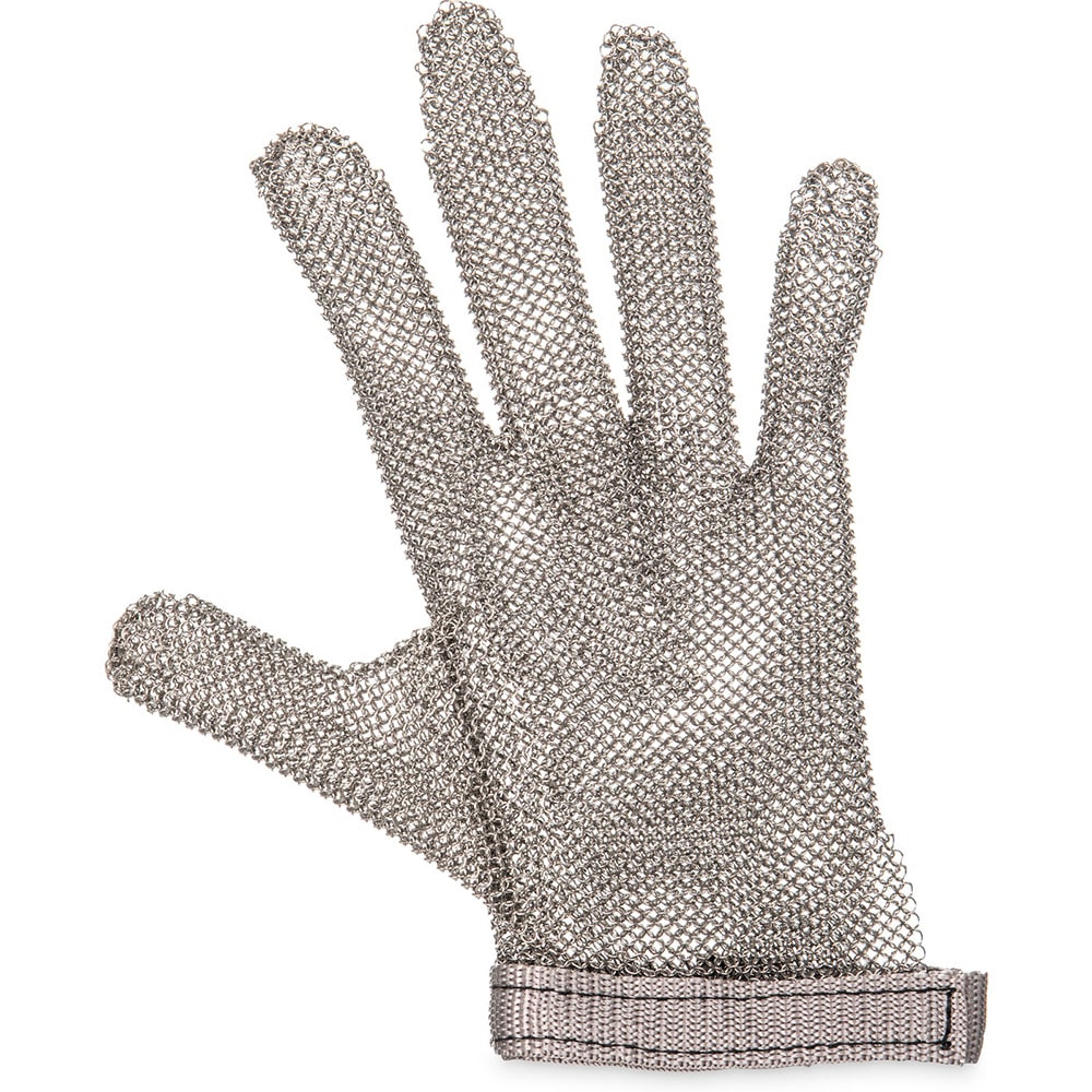 San Jamar MGA515XS Extra Small Cut Resistant Glove - Stainless Steel, Gray Wrist Band