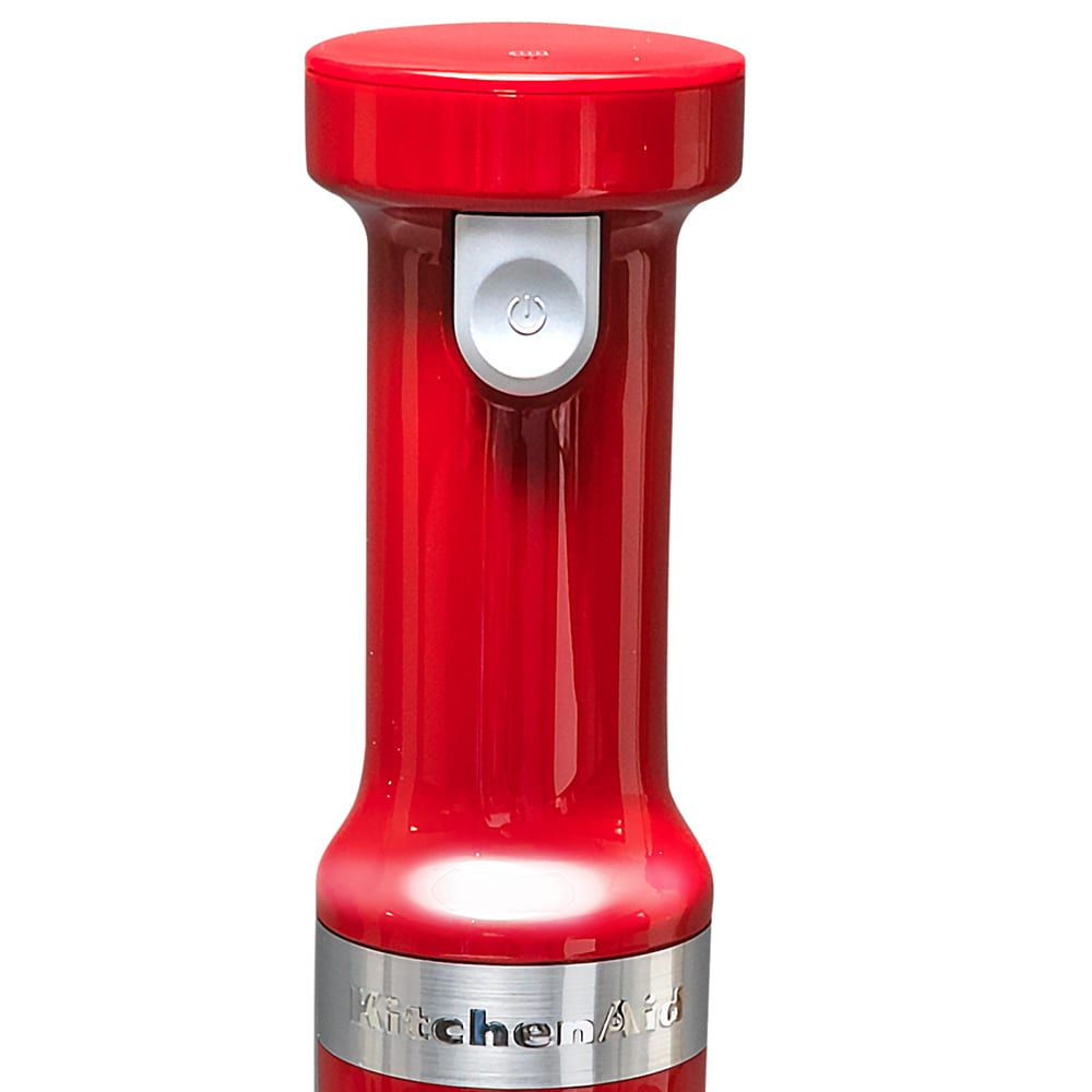 KitchenAid KHBBV53ER Cordless Hand Blender w/ 8" Blending Arm, Empire Red