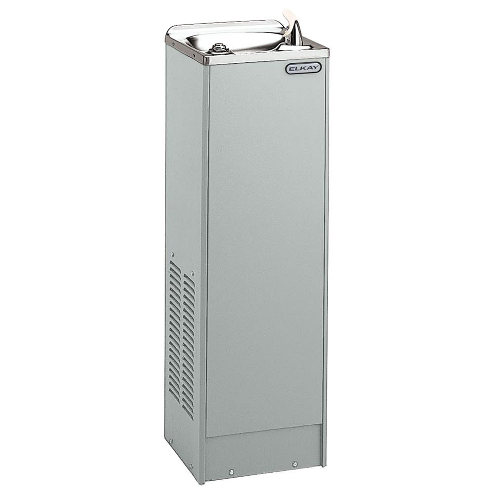 189-FD7003L1Z Floor Model Indoor Drinking Fountain - Non Filtered, Refrigerated, Light Gray Grani...