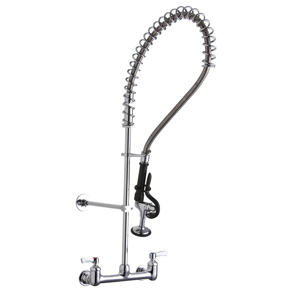189-LK943C 45"H Wall Mount Pre Rinse Faucet - 1 1/5 GPM, Base with Nozzle